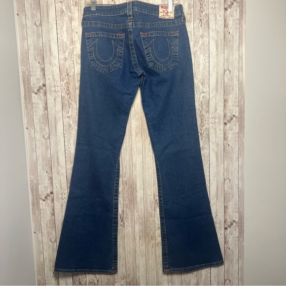 True Religion Blue Flare Jeans 30 - Picture 2 of 5